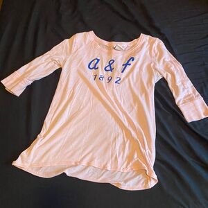 Abercrombie & Fitch Kids Pink 3/4 Sleeve Top